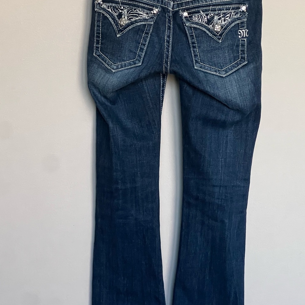 Miss Me Dark Blue Boot Cut Jeans Size 27